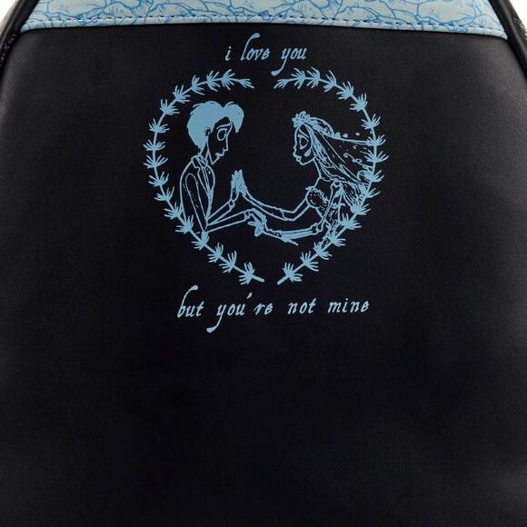 Disney Loungefly Emily Corpse Bride Bouquet Mini Backpack - Picture 5 of 7